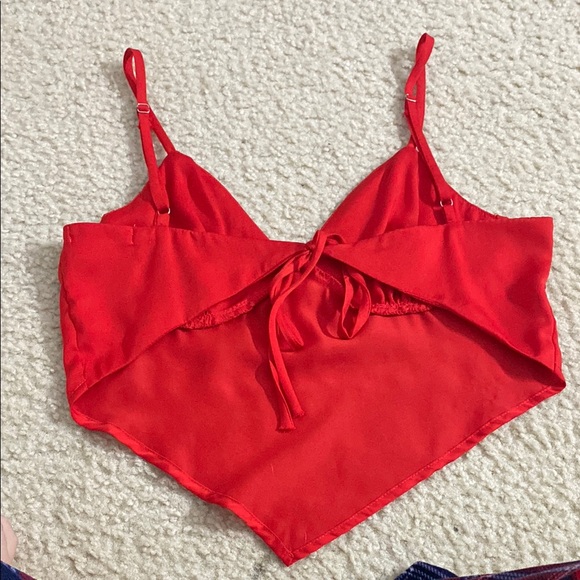 Red Crop Top - Picture 2 of 2